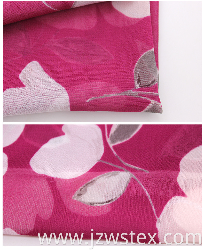 100 polyester new design wholesale custom chiffon fabric